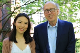 Zona Zhang and Prof. Stephen Roach