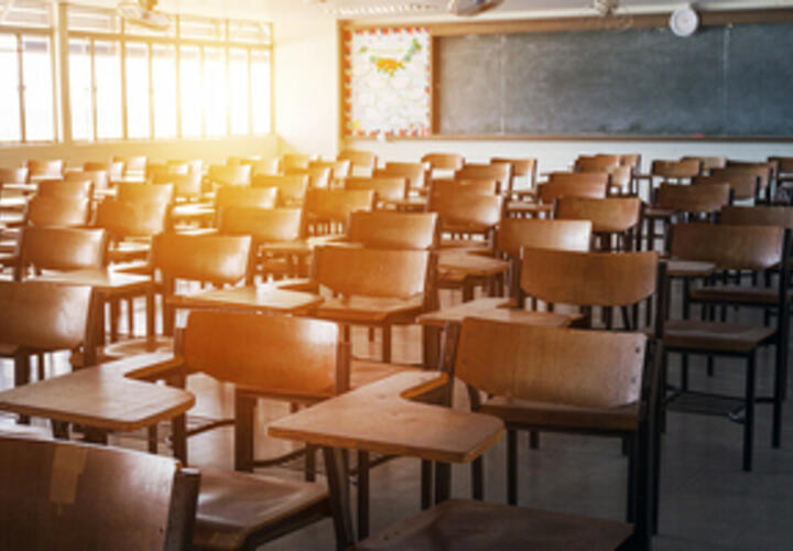 photo of empty classroom