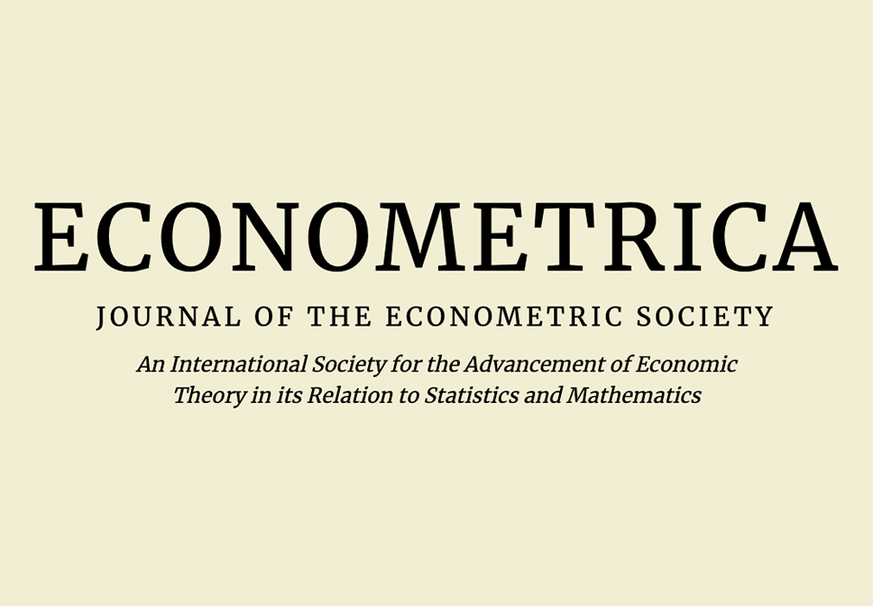 Econometrica cover