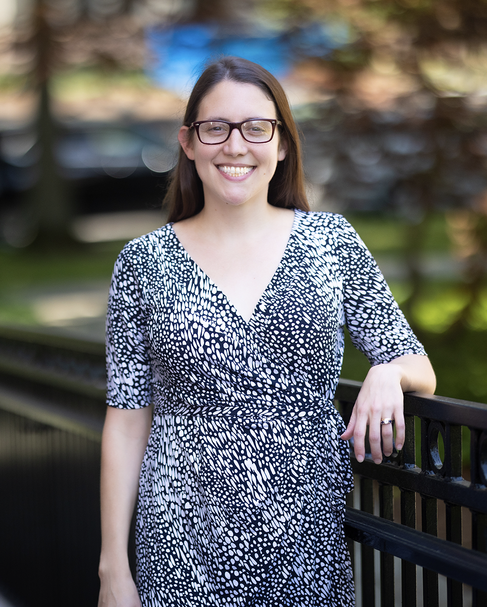 Portrait of Lauren Bergquist standing outside