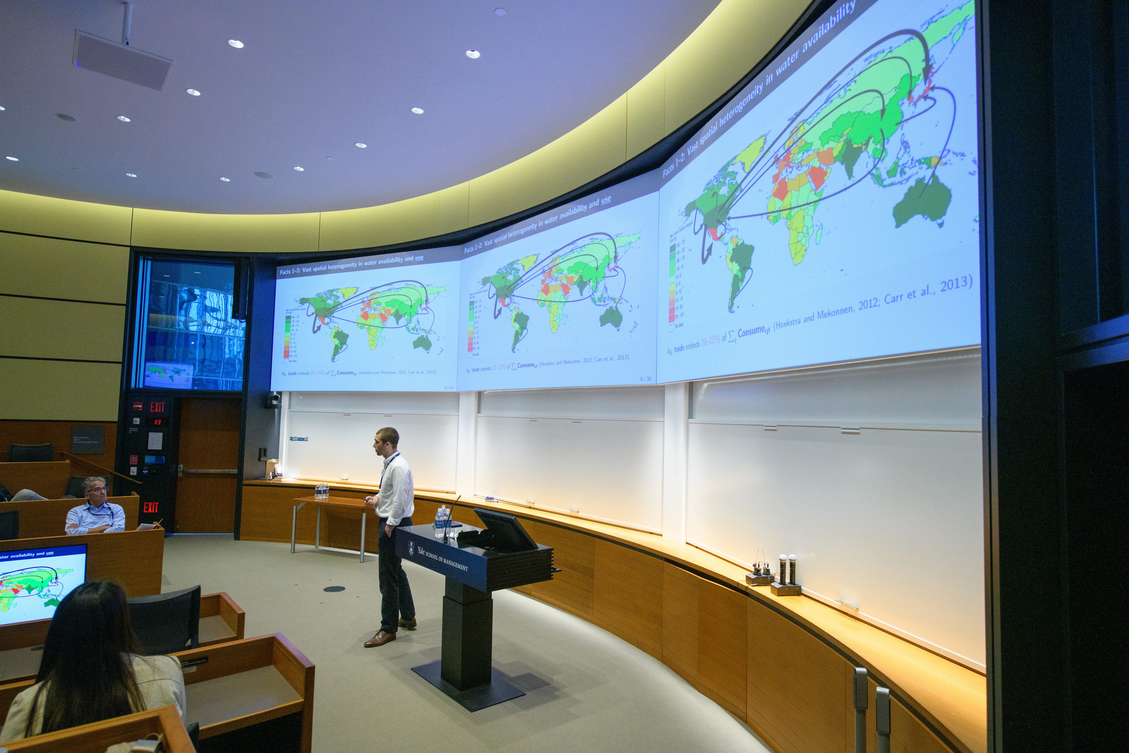 Levi Crews (Princeton University) presented ‘Agriculture, Trade, and the Spatial Efficiency of Global Water Use’